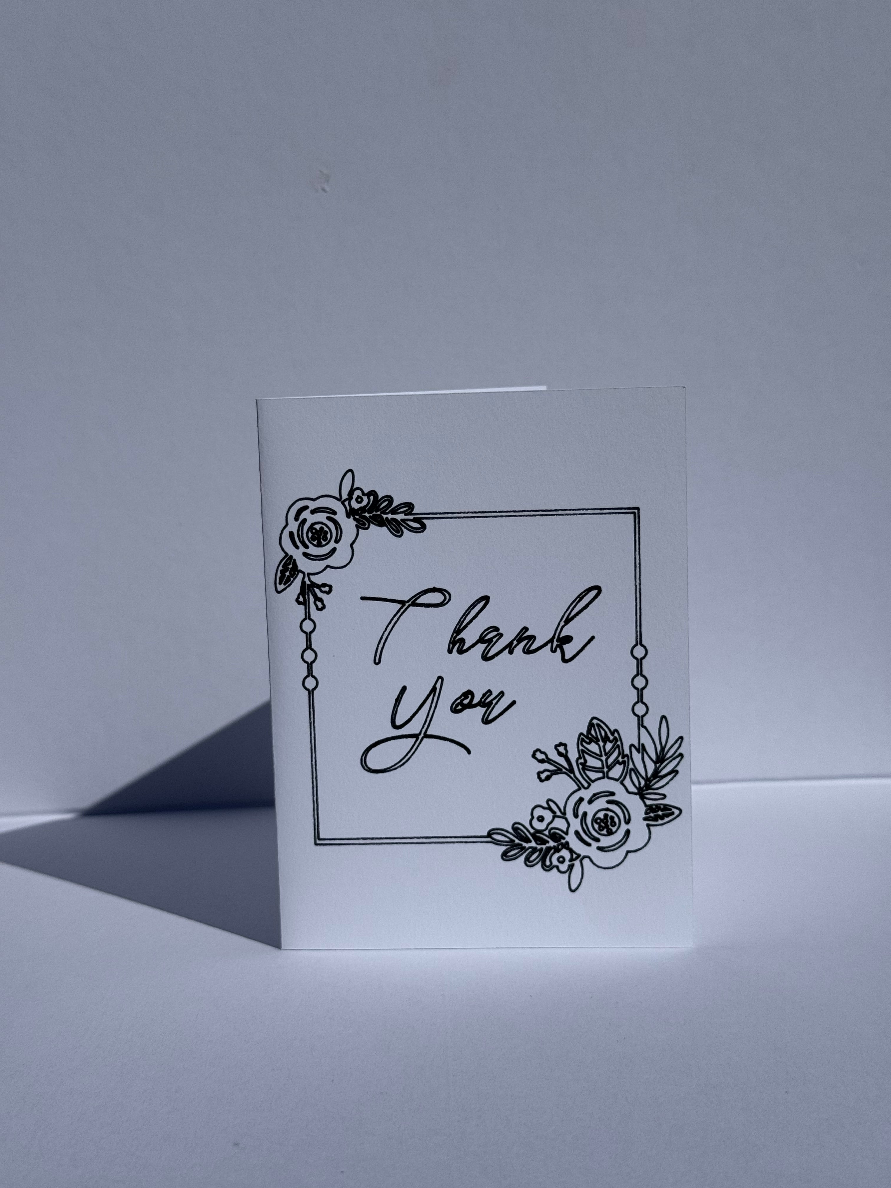 Thank You (roses) - Cards